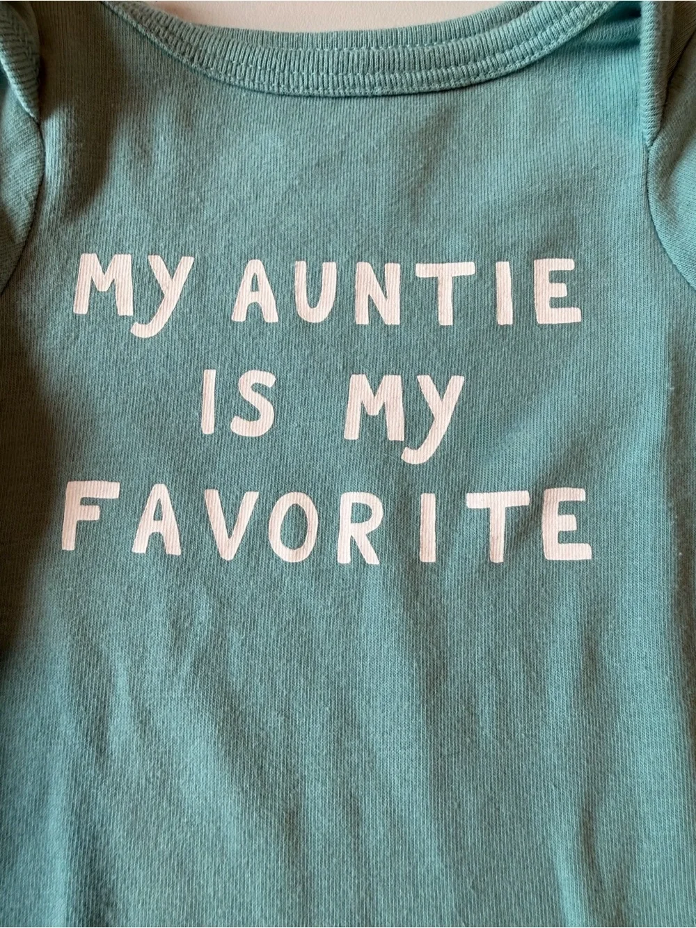 Newborn Cat & Jack 'My Auntie Is My Favorite'